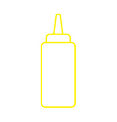 Yellow Ketchup Or Mustard Squeeze Bottle