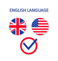 English And Us Language Icon British