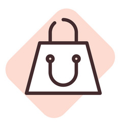 App Shoping Bag On A White Background