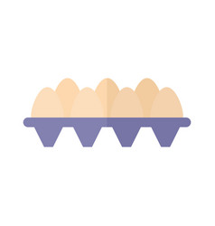 Egg Carton On A White Background