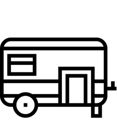 Travel Trailer Icon Design