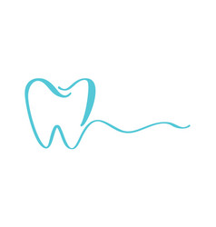 Blue Tooth Logo Icon And Line For Text For Dentist