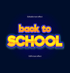 Back To School Gradient Text Effect