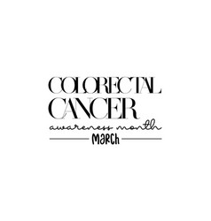 Colorectal Cancer Awareness Month Brush