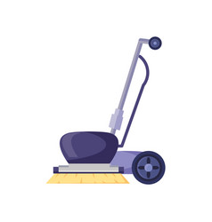 Industrial Floor Cleaner On White Background