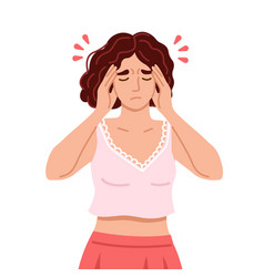 Woman Suffering From Tension Headache Pain