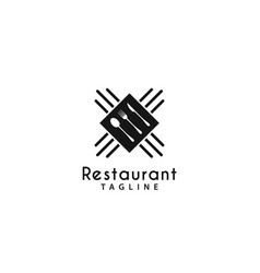 Eatery Restaurant Logo Symbol Design Flat