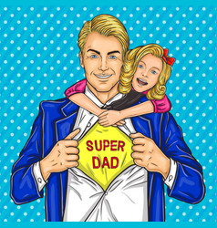 Super Dad And His Beloved Daughter