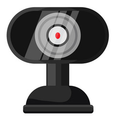 Video Camera On A White Background