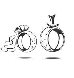 wedding ring cartoon vector images over 1 200