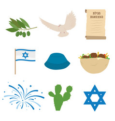 Israeli Independence Day Icon Set