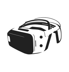 Silhouette Of A Virtual Reality Glasses Icon