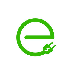 Ev Car Electric Vehicle Charger Logo Icon Hybrid