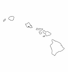 Hawaii Map Outline