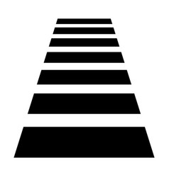 Pedestrian Crossing Icon Crosswalk Symbol Zebra