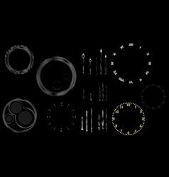 Smart Watch Face Set Collection In Format