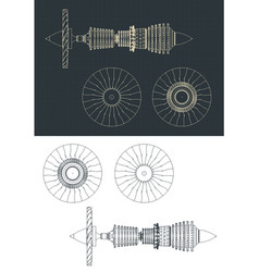 Turbofan Compressor Drawings