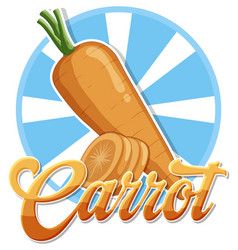 Carrot Cartoon Icon Isolated