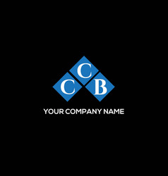 Ccb Letter Logo Design On Black Background