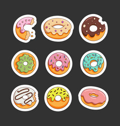 Glazed Donuts With Sprinkles Sticker Bookmark