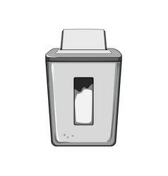 Office Cut Shredder Cartoon