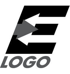 Letter E Arrow Logo