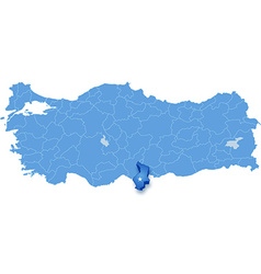 Map Of Turkey Hatay