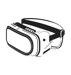 Virtual Reality Glasses Line Icon