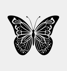 Big Butterfly Symbol Icon Simple