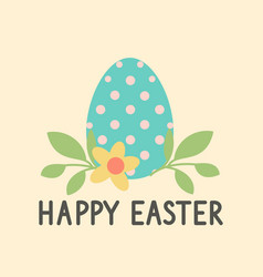 Happy Easter Greeting Card Design Template