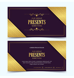 Luxury Purple Business Card Template