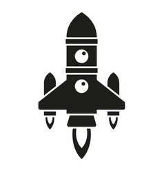 Booster Rocket Icon Simple Space Ship