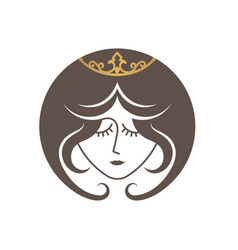 Princess Head Logo Concept Design