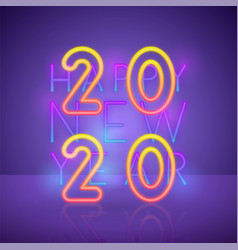 2020 New Year Background In 80s Style Bright