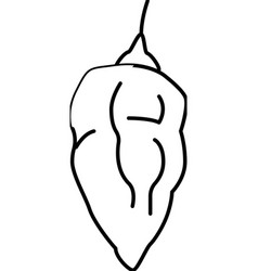 Ghost Pepper Line Icon