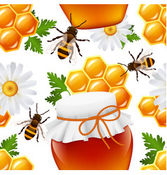 Honey Seamless Pattern