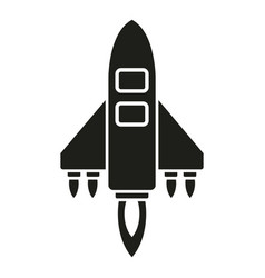 Sky Booster Icon Simple Rocket Space