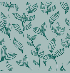 Botanical Leafy Green Pattern