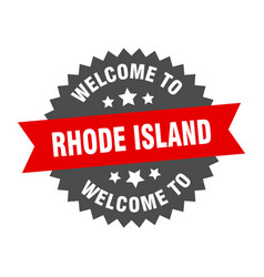 Rhode Island Sign Welcome To Red