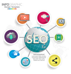 Infographic Concept Seo Infographics