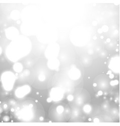 Bokeh Silver Grey Background Snowflake Snow Shine