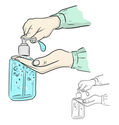 Hand Sanitizer Alcohol Gel Rub Clean Hands