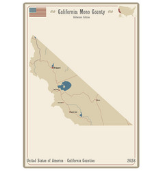 Map Of Mono County In California