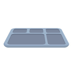 Plastic Food Tray Icon Cartoon Service