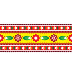 Indian And Pakistani Seamless Pattern