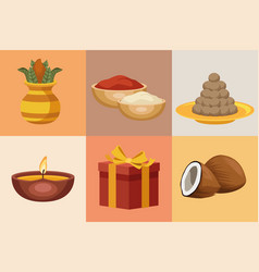 Six Bhai Dooj Icons