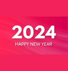 2024 Happy New Year On Colorful Background