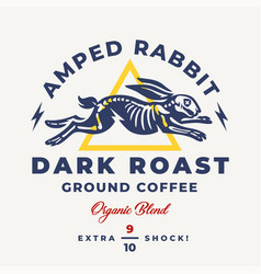 Rabbit Coffee Label Design