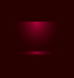 Red Gradient Wall Studio Empty Room Abstract