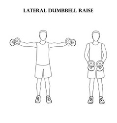 Lateral Dumbbell Raise Workout Exercise